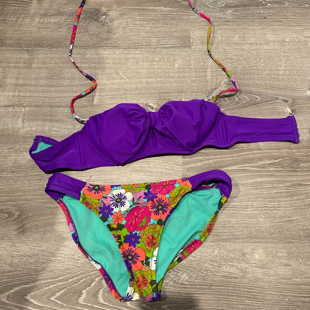 Target Floral Purple Bikini